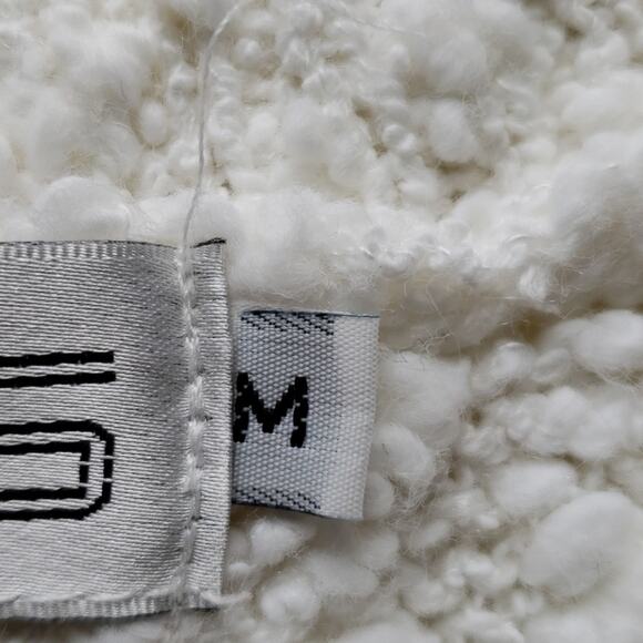 Chaus Sweater Womens White Ivory Short Sleeve Knit Textured Top Medium Minimal - Picture 11 of 11